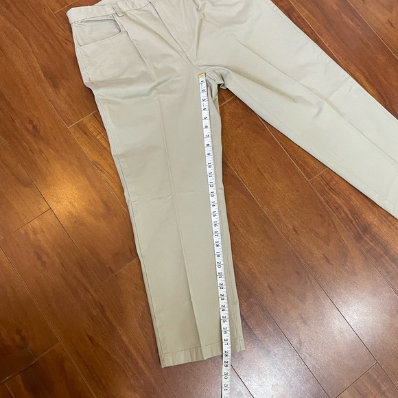 CALVIN KLEIN Khakis Pants Flat Front 36x34 - Picture 7 of 9